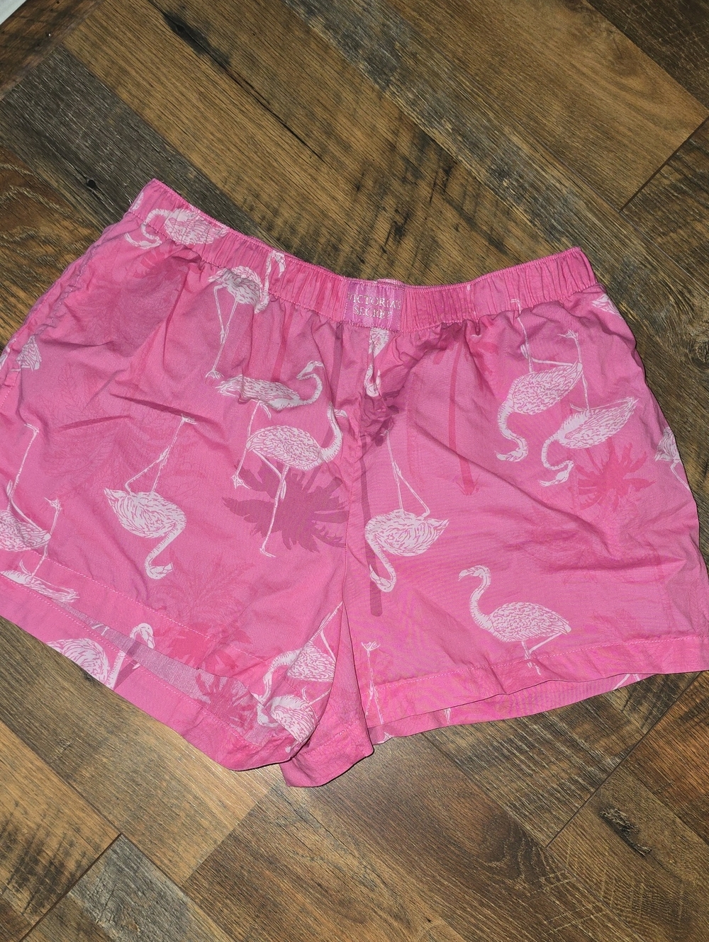 Victoria's Secret Pink Flamingo Pajama Shorts SIZE S